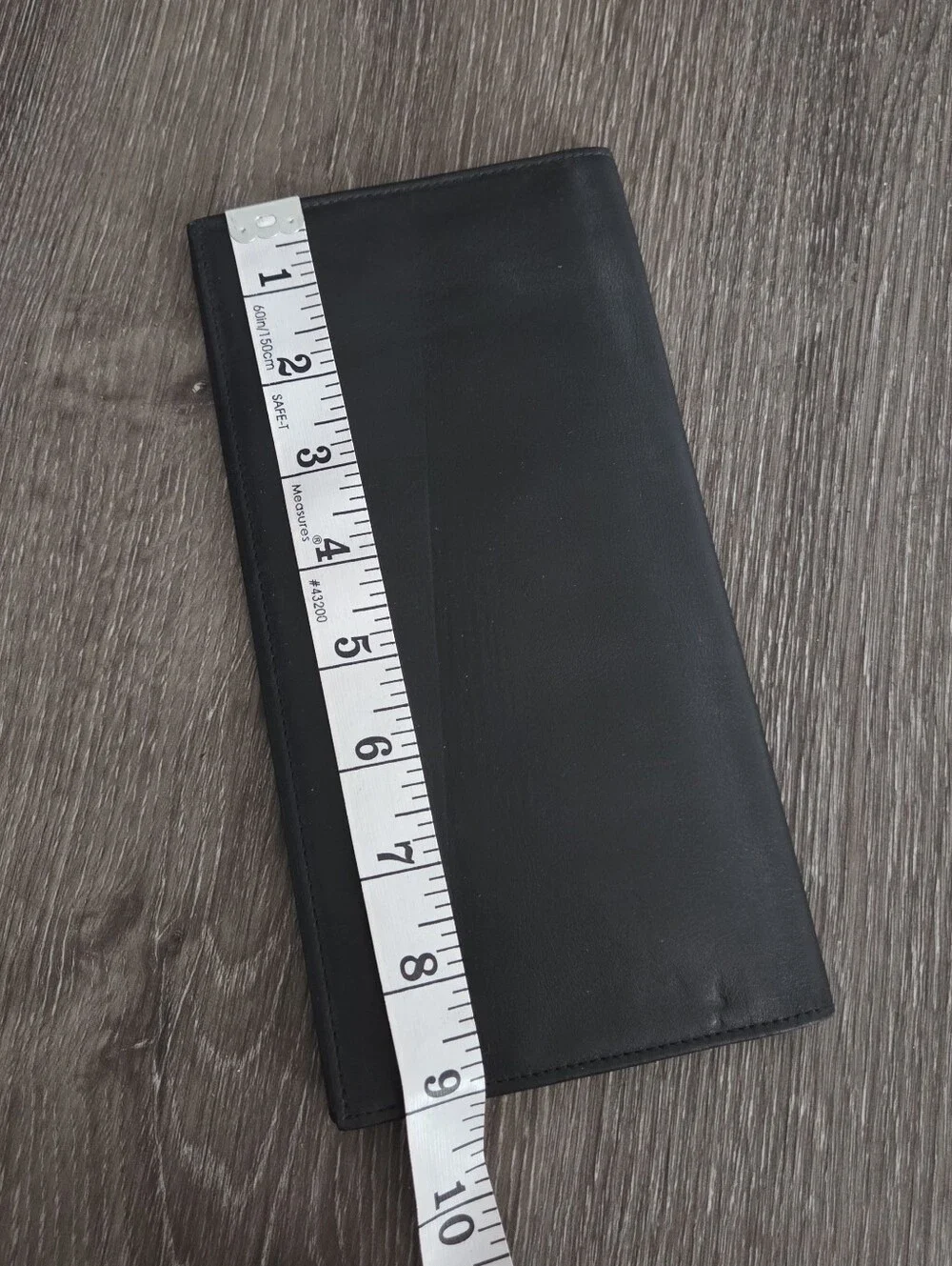 Vintage Westin Premier Black Leather Travel Wallet / Checkbook Organizer